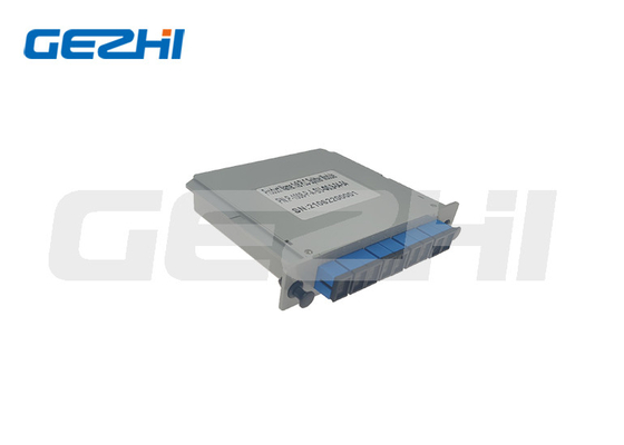 G657A فیبر نوری PLC Splitter 1x8 کارت درج کارت