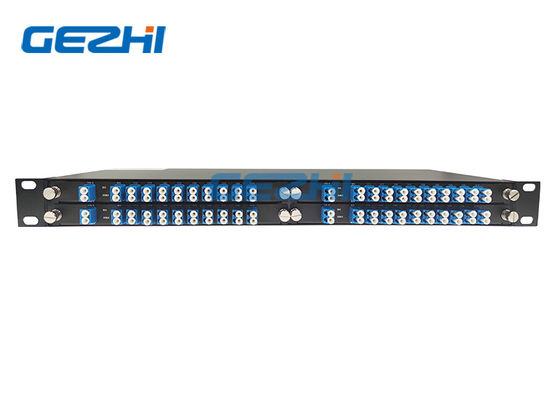 LC UPC 8CH 100Ghz DWDM Mux Demux 4slot Rack شاسی