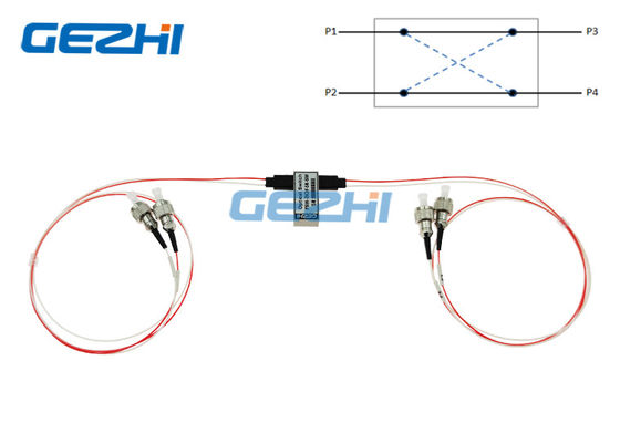 سوئیچ های فیبر نوری دو طرفه 1310nm 1550nm فیبر نوری کامل 2 × 2 SM FC UPC