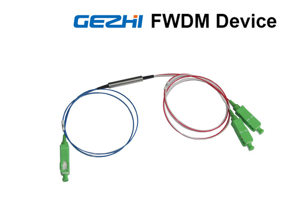 خرید فیلتر 3 پورت FWDM CWDM Mux Demux Pass 1490nm Reflect 1310 / 1550nm online manufacture
