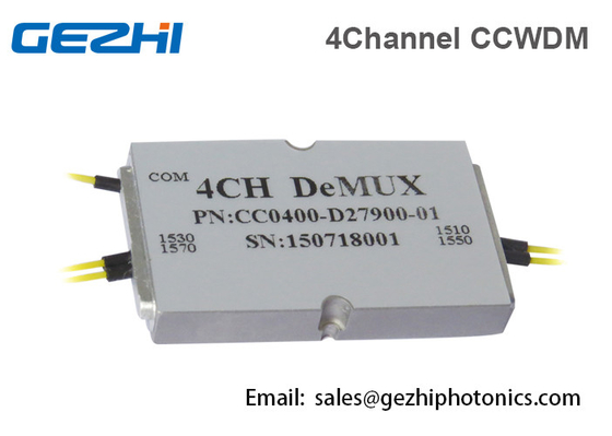 خرید مینی ماژول 4 کانال CWDM Mux Compact CWDM 1270 - 1610nm برای شبکه های PON online manufacture