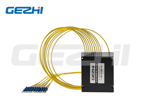خرید ماژول ABS Mount Rack DWDM MUX DEMUX 8 Channel 1310/1490/1550nm CATV PON WDM online manufacture