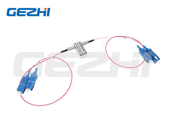 خرید سوئیچ فیبر نوری 3V 2x2B با طول موج 1260-1650 نانومتر و کنترل لچینگ یا غیر لچینگ تولید آنلاین