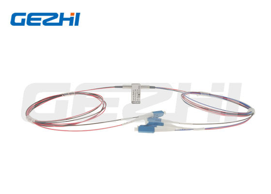 خرید دو پورت 1x2 سوئیچ فیبر نوری 1260-1650nm با کنترل قفل یا غیر قفل تولید آنلاین