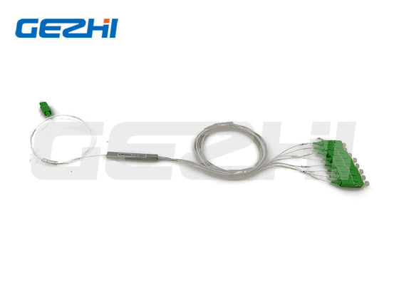 خرید 1X8 فیبر نوری PLC شکاف لوله فولادی ضد زنگ با اتصال SC online manufacture