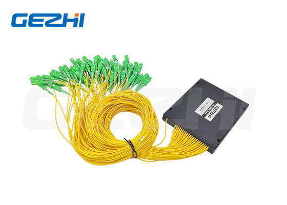 خرید 1X64 PLC شکاف کننده فیبر نوری قطعات غیرفعال با نوع کاست ABS online manufacture