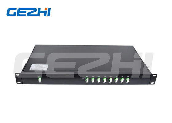 خرید ماژول Mux Demux DWDM 2x8 کاناله با PDL پایین نصب شده در رک 19 اینچی 1U LC APC برای سیستم‌های DWDM متراکم تولید آنلاین