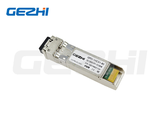 خرید ماژول گیرنده نوری CWDM 10Gbps SFP+ ZR 80km 1490nm SFP EML LD online manufacture