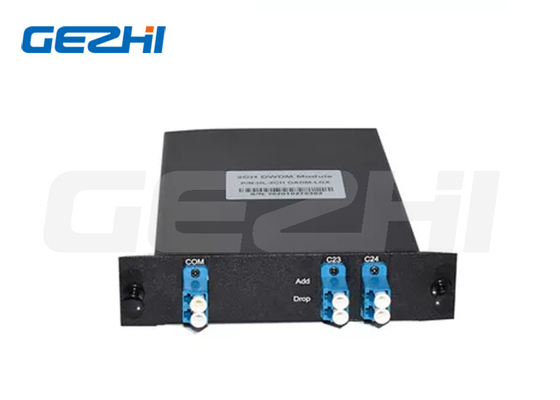 خرید 100GHz FTTX 1310nm 2CH Optical Mux Demux OADM DWDM ماژول اضافه کردن قطره online manufacture