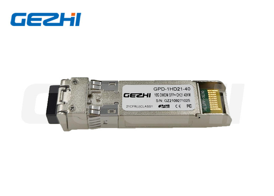 خرید 10G DWDM SFP+ گیرنده 40KM 16dB EML C-Band 50GHz 100GHz 200GHz شبکه ITU online manufacture