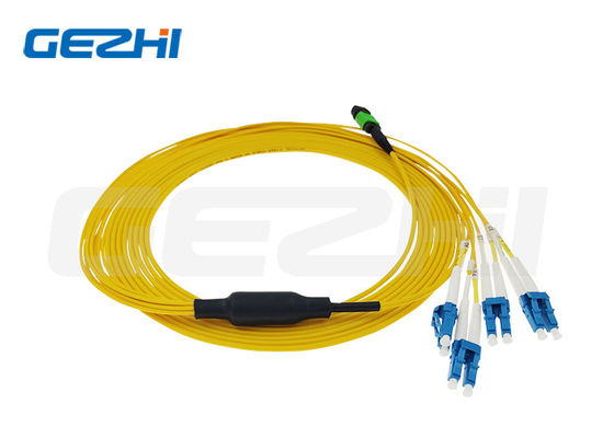 خرید MPO Fiber Patch Cord OS2 تک حالت 8 هسته کابل 10 متری برای مرکز داده و FTTH تولید آنلاین