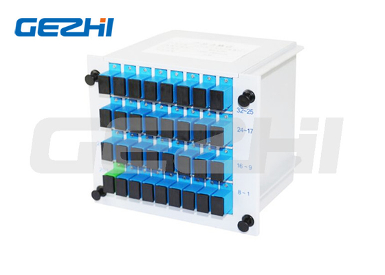 خرید SC APC 1X32 FTTH فیبر نوری تقسیم کننده نوع ورودی کارت PLC Splitter LGX کاسه PLC کاسه تقسیم کننده online manufacture