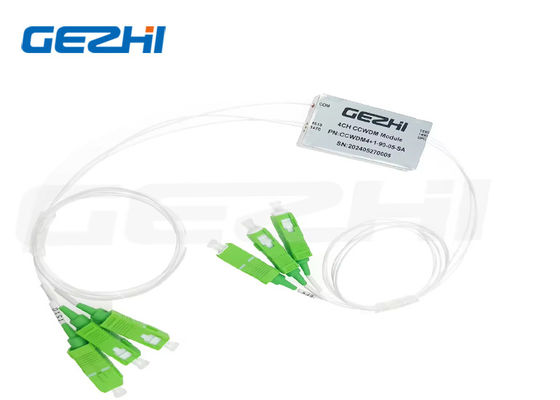 خرید ماژول نوری WDM CCWDM 4+1CH با رابط SC/APC و لوله شل 0.9 میلی متری فشرده CWDM تولید آنلاین