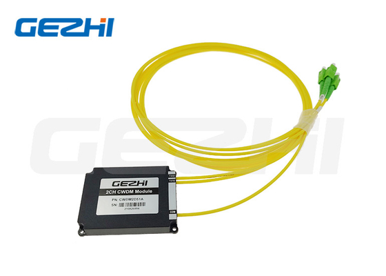 خرید 1510nm 1550nm 2CH CWDM مولتی پلکسر ماژول ABS جعبه 100X80X10mm online manufacture
