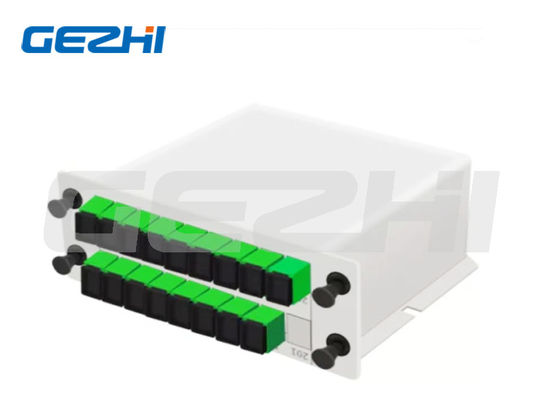 خرید 1x16 فیبر LGX شیک کننده نوری مدل شده با از دست دادن ورودی پایین و دمای عملیاتی گسترده تولید آنلاین