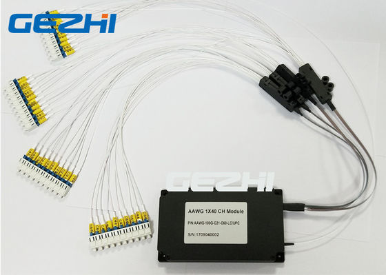 خرید 100GHz C60 1x40 CH AAWG Module DWDM Mux Demux online manufacture