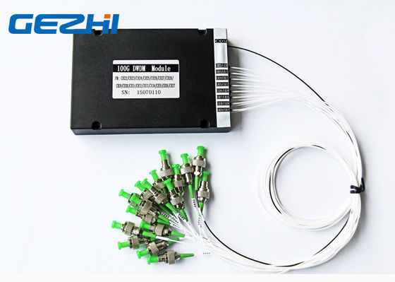 خرید فیبر FC APC Single Fiber 100Ghz C371x16 CH Passive DWDM Mux online manufacture