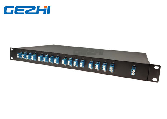 خرید 1U 19 Inch Rack Mount Dual Network Fiber 1x16 DWDM Mux Demux online manufacture