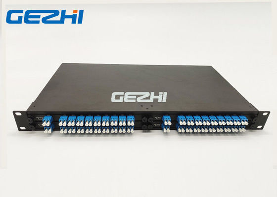 خرید 4 شکاف 19 اینچ 1U Rack Mount 1x8 CWDM Passive Multiplexer online manufacture