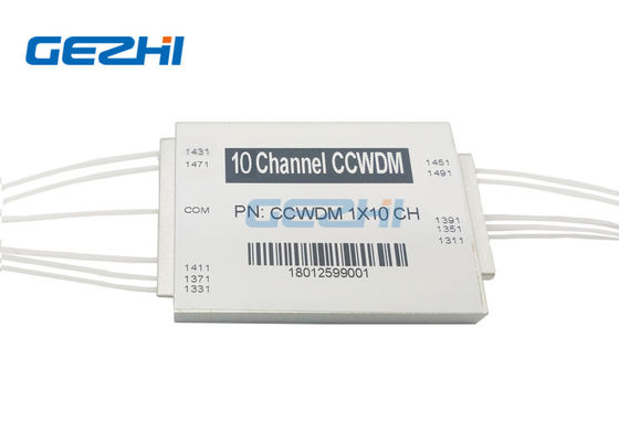 خرید اجزای فیبر نوری 1491nm Optical Passive 1x10 Channels ماژول کامپکت CWDM online manufacture