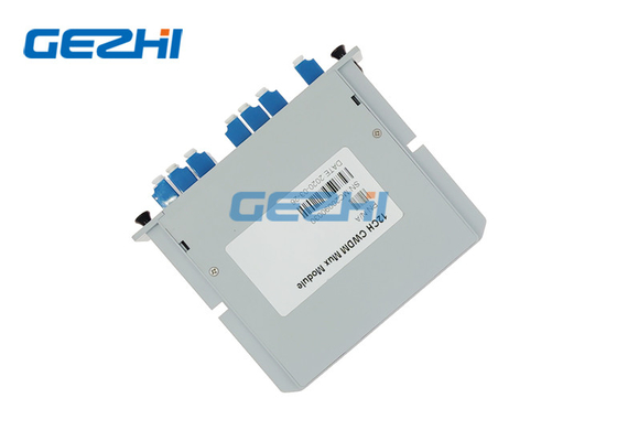 ماژول 12CH MUX فیبر CWDM کاست پلاستیکی با رابط PDL LC UPC