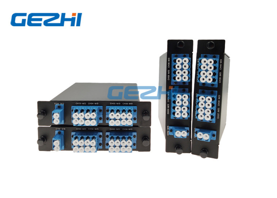 تقسیم طول موج کم PDL مولتی پلکسینگ 8CH CWDM ترکیب شکافنده