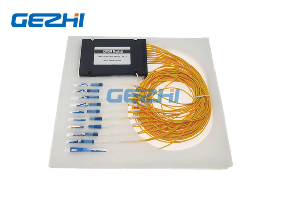 16CH Wave Division Multiplexer LC/UPC Connector برای مانیتورینگ خط