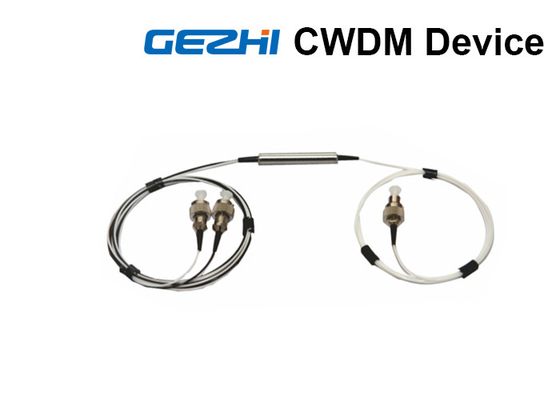 1x2 فیلتر CWDM Deivce اجزای نوری اندازه کوچک برای مخابرات