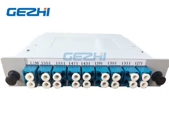 درج نوع 16CH CWDM ماژول LC/UPC 1271 - 1571nm برای شبکه WDM