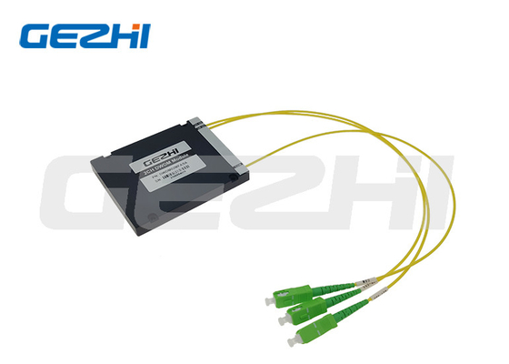 100G=100Ghz 2CH Dwdm Wdm ABS Box 100x80x10mm راه حل های فیبر نوری تک حالت