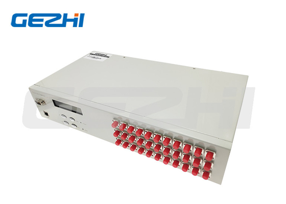 RJ45 مدیریت از راه دور اترنت 1x32 پورت 100M سوئیچ های فیبر نوری از دست دادن ورودی کم