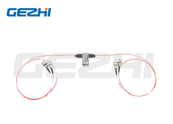 سوئیچ شبکه فیبر نوری دو جهته 2x2F با کمترین تداخل و سوئیچ نوری اپتو-مکانیکی 3 ولت یا 5 ولت