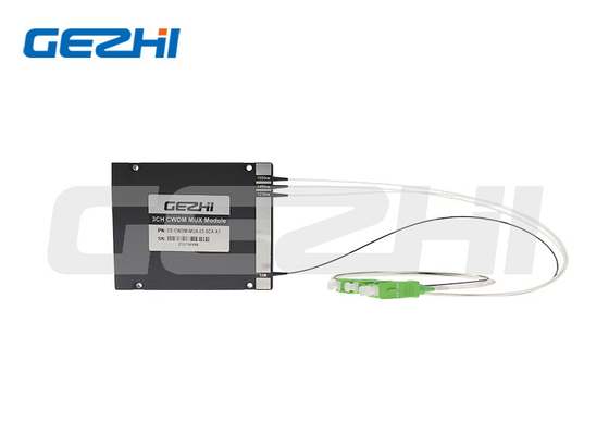 ماژول سه کاناله CWDM تک فیبر 1470 نانومتر 1490 نانومتر 1510 نانومتر 1530 نانومتر