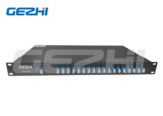 مالتی پلکسرهای فیبر نوری 18 کانالی CWDM فیبر دوبلکس در شاسی Rackmount 19 اینچی