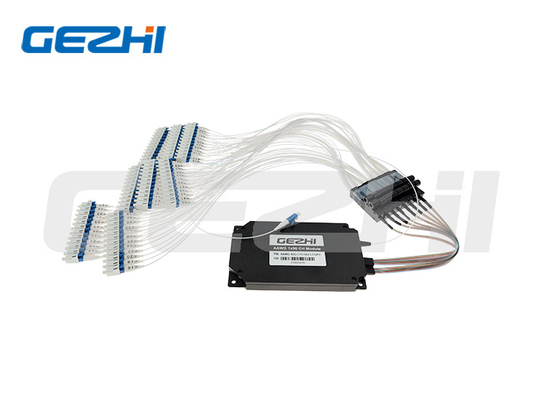 کانکتور LC/UPC ماژول 1x96 کانال AAWG DWDM با جعبه فلزی