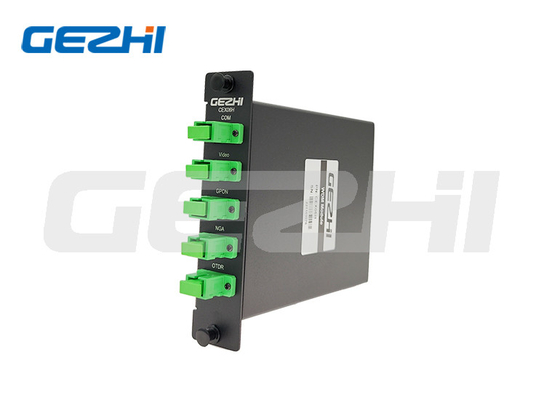 فیلتر کم درج WDM GPON 1310/1490 XGS-PON 1270/1577 Video 1550 OTDR 1625nm WDM filtro wdm1r