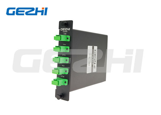 ماژول WDM فیلتر کم ضایعات ورودی برای GPON XGS-PON با طول موج 1310/1490nm