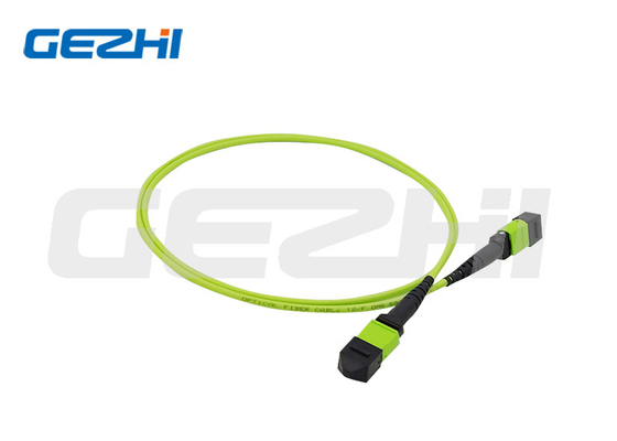 OM5 MPO Patch Cable برای FTTX / مرکز داده / سیستم نوری