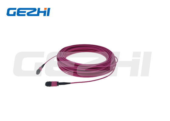 سری پچ کابل چند حالته MPO 8 Core OM4 MPO LC Patch Cord Pigtail