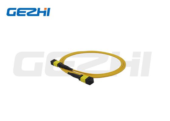 MTP / MPO 12 هسته OS2 کابل های پچ فیبر سفارشی در اجزای منفعل