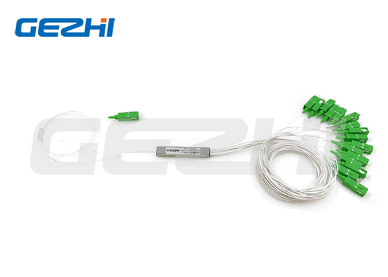 شکاف کوچک PLC فیبر نوری شبکه PON FTTH 1*16 با اتصال دهنده SC APC