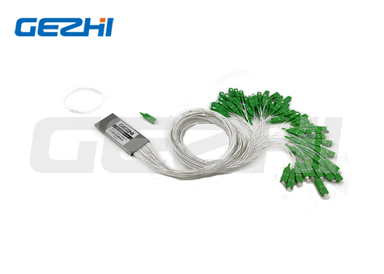 FC/APC 1x16 فیبر نوری PLC Splitter نوع لوله فولادی ضد زنگ