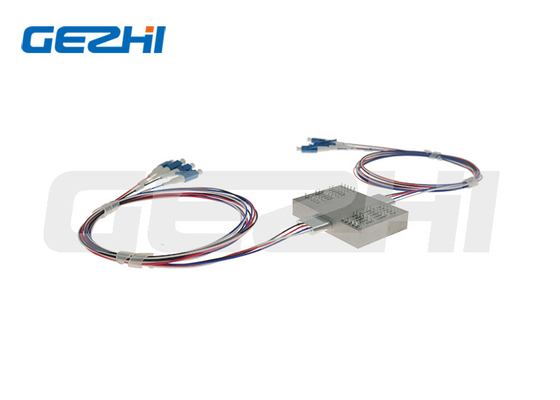 4x4 Min Fiber Ethernet Switch Single Mode فیبر نوری جدا کننده 3V
