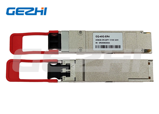 فرستنده و گیرنده فیبر نوری Er4 فرستنده و گیرنده نوری 40km 40g Qsfp+