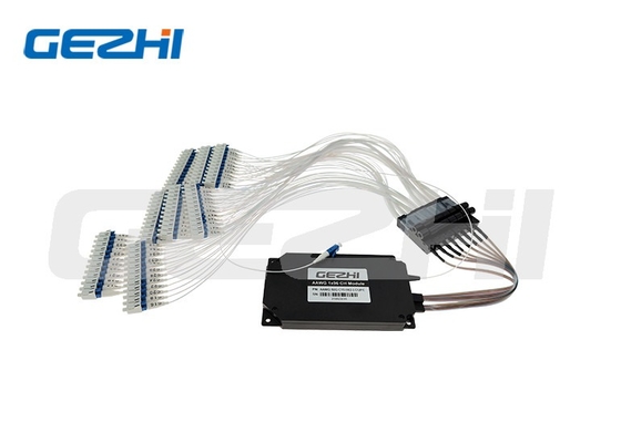 کانکتور LC/UPC ماژول AAWG DWDM با فرکانس 1x96 کانال 50 گیگاهرتز با جعبه فلزی