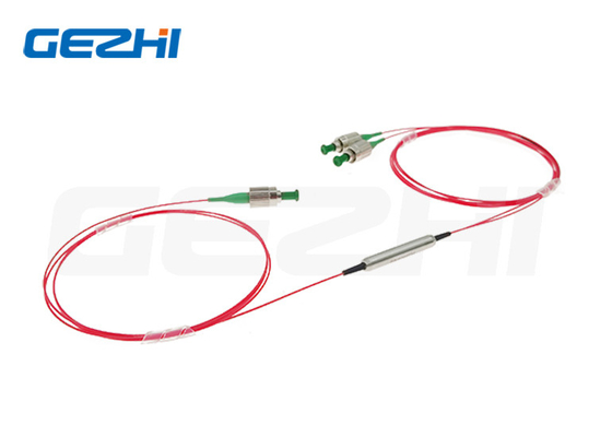 قطبش 1x2 حفظ پایداری / قابلیت اطمینان بالا WDM ذوب شده برای سنسور فیبر