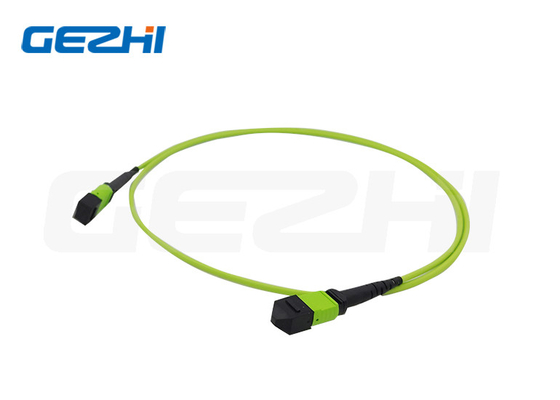 ضایعات ورودی کم 100GbE MPO / MTP سیم پیچ فیبر نوری برای FTTX طول سفارشی