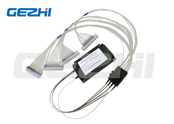 ماژول 40 کانال 100GHz AAWG Athermal DWDM با فیلتر Gaussian Flat Top برای شبکه های با ثبات بالا