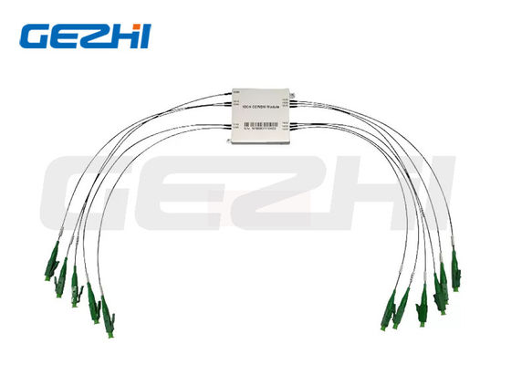 G657A1 ماژول فشرده CWDM فیبر 10ch 16ch با کانکتور 1310 پورت LC / APC برای شبکه PON و CATV