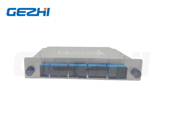1260nm 1650nm 1x8 1x16 PLC Splitter درج کارت کاست جعبه LGX